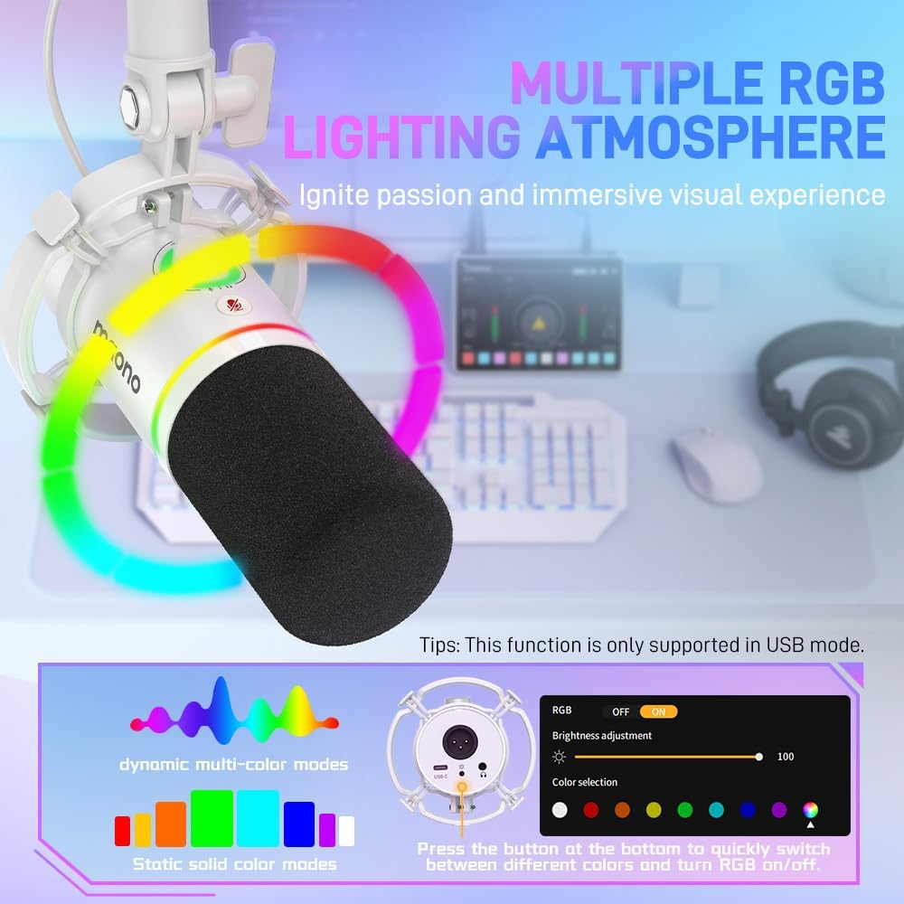 Maonocaster PD200X USB/XLR Dynamic Microphone Maonocaster PD200X USB/XLR Dynamic Microphone